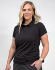 Women's Rise Polo Black