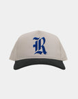 Rice Cream Black Cord Brim Fade Hat