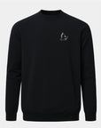 Rice Meridian Black Crewneck