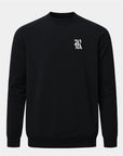 Rice Meridian Black Crewneck
