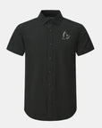 Rice Phenom Classic Black Short Sleeve Dress Shirt