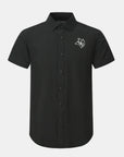 Rice Phenom Classic Black Short Sleeve Dress Shirt