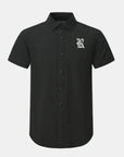 Rice Phenom Classic Black Short Sleeve Dress Shirt