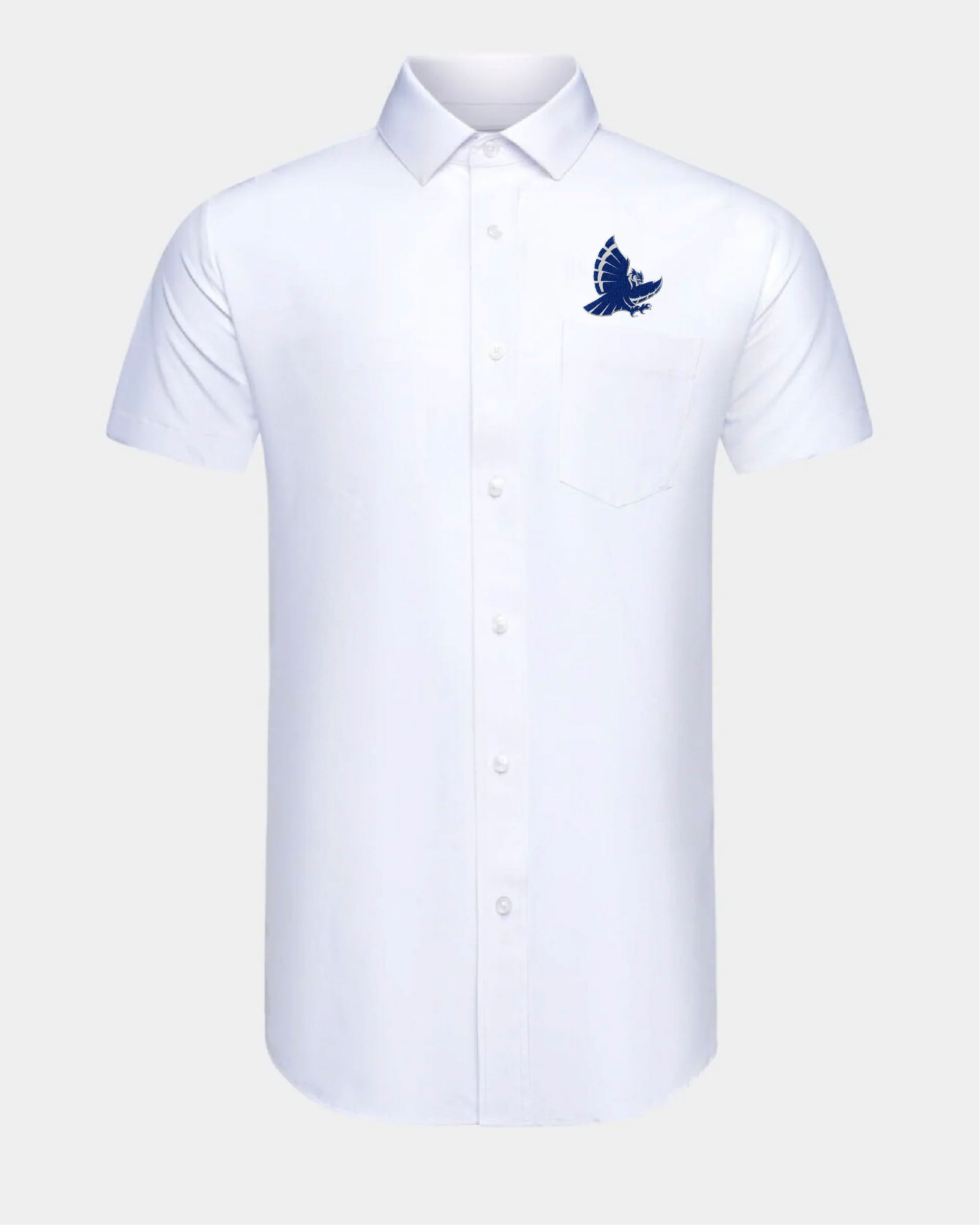 Rice Phenom Classic White Short Sleeve Dress Shirt