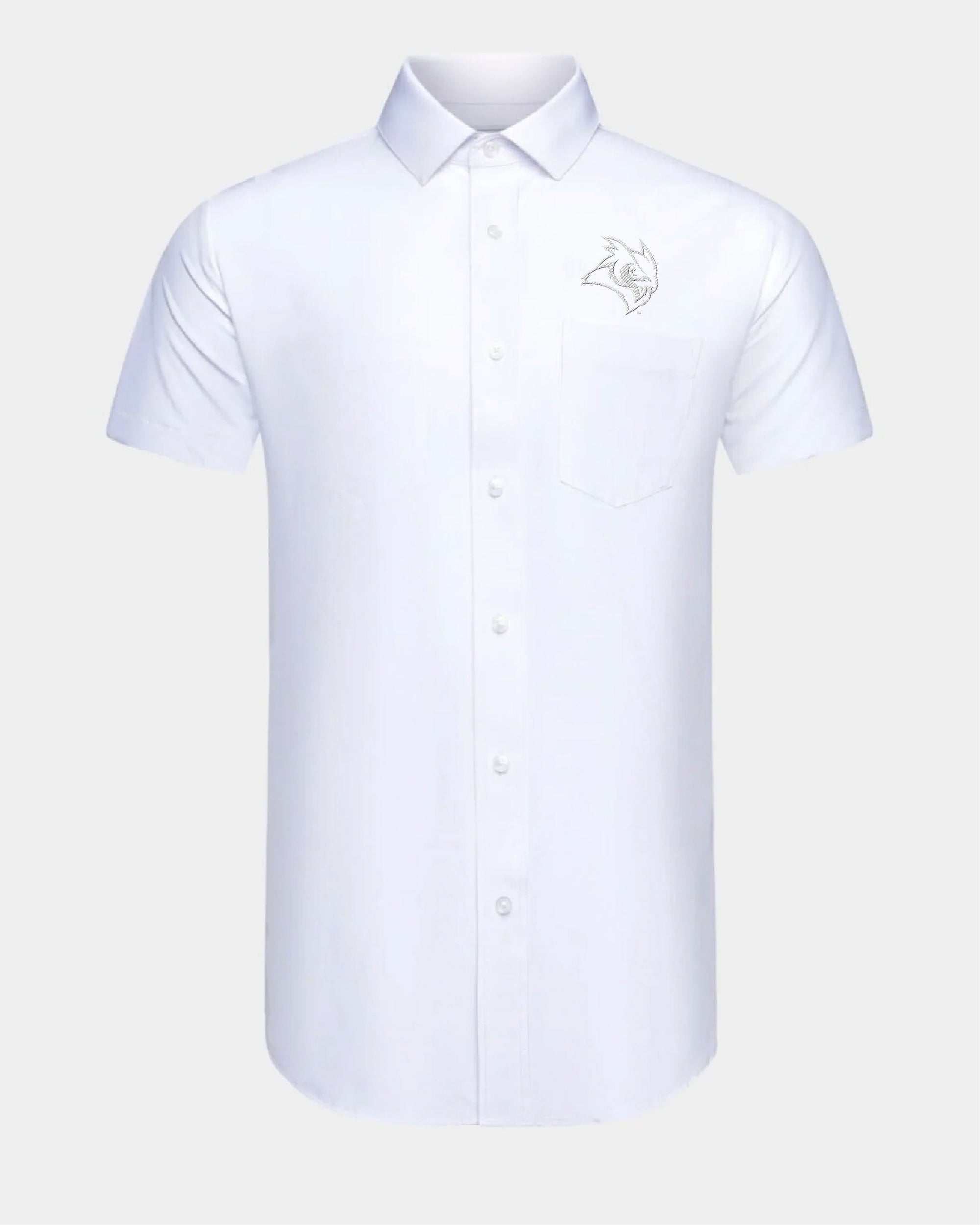 Rice Phenom Classic White Short Sleeve Dress Shirt