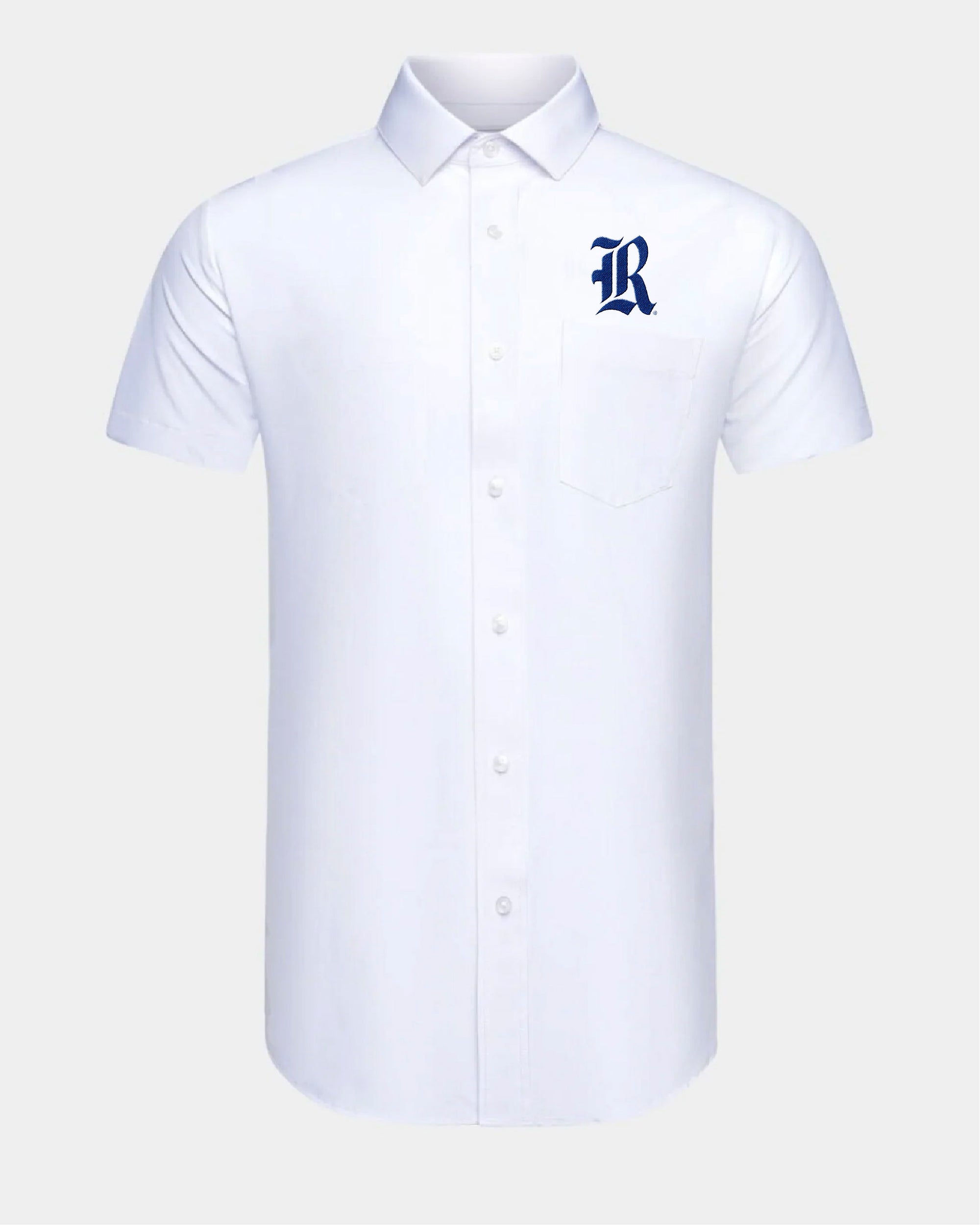 Rice Phenom Classic White Short Sleeve Dress Shirt