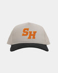 Sam Houston Cream Black Cord Brim Fade Hat