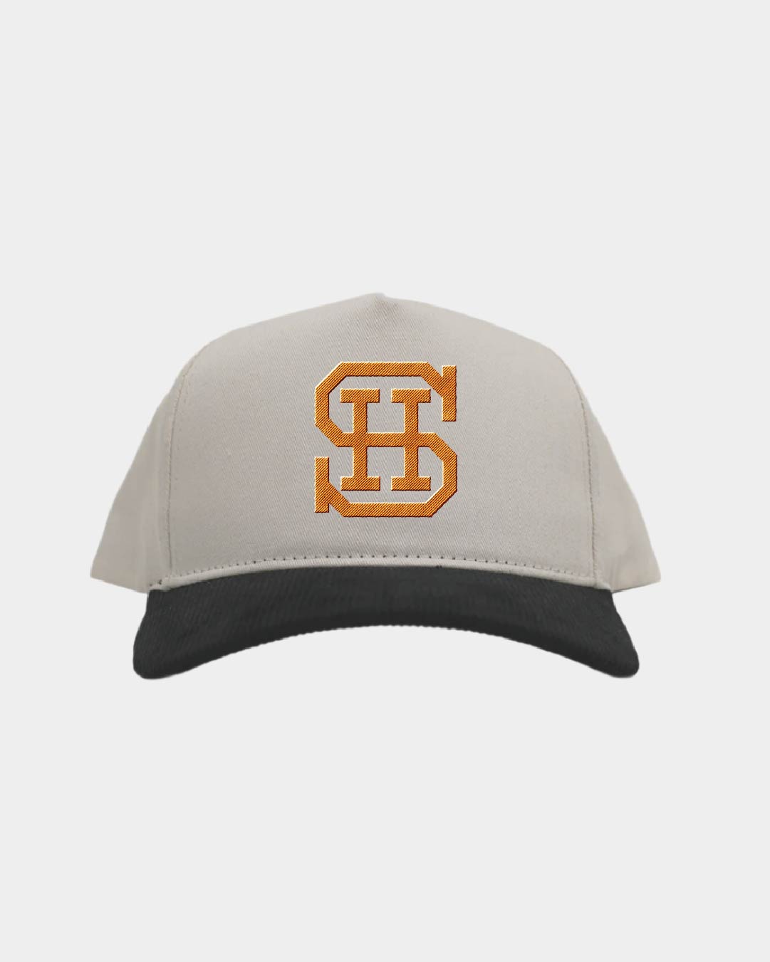 Sam Houston Cream Black Cord Brim Fade Hat