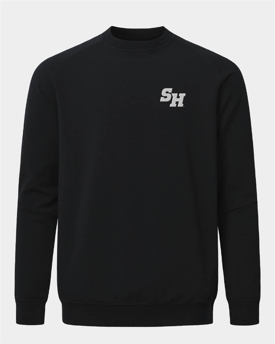 Sam Houston Meridian Black Crewneck