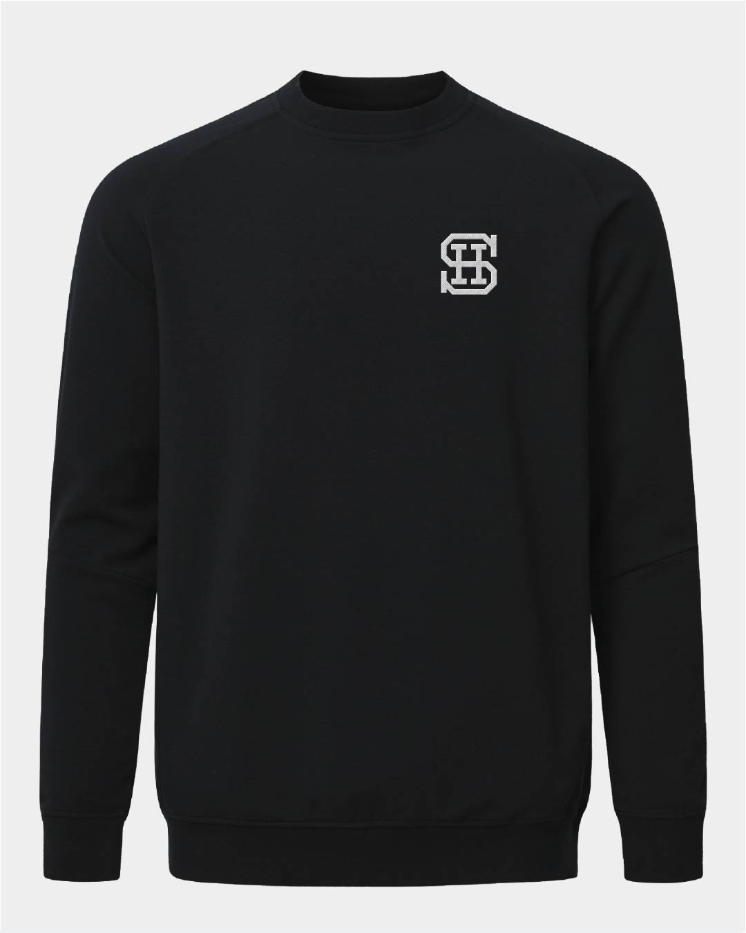 Sam Houston Meridian Black Crewneck