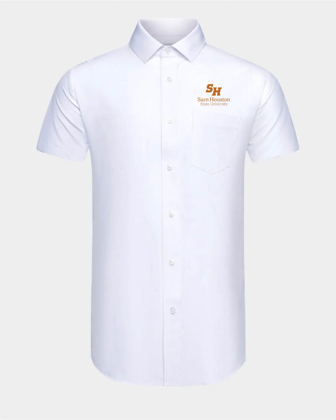 Sam Houston Phenom Classic White Short Sleeve Dress Shirt