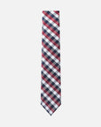 Immortal Tie Checkered Maroon Blue
