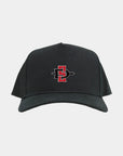 SDSU Black Fade Hat