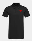 SMU Crest 2.0 Black Polo