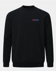 SMU Meridian Black Crewneck