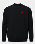 SMU Meridian Black Crewneck