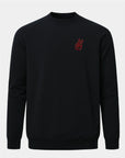 SMU Meridian Black Crewneck