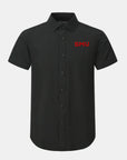SMU Phenom Classic Black Short Sleeve Dress Shirt