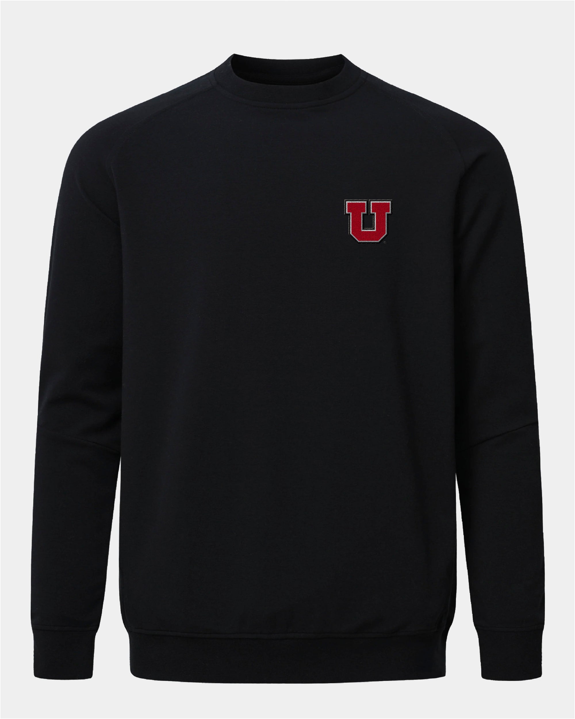 UofU Meridian Black Crewneck