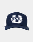 Fade Hat Navy Uniform Hat Utah State