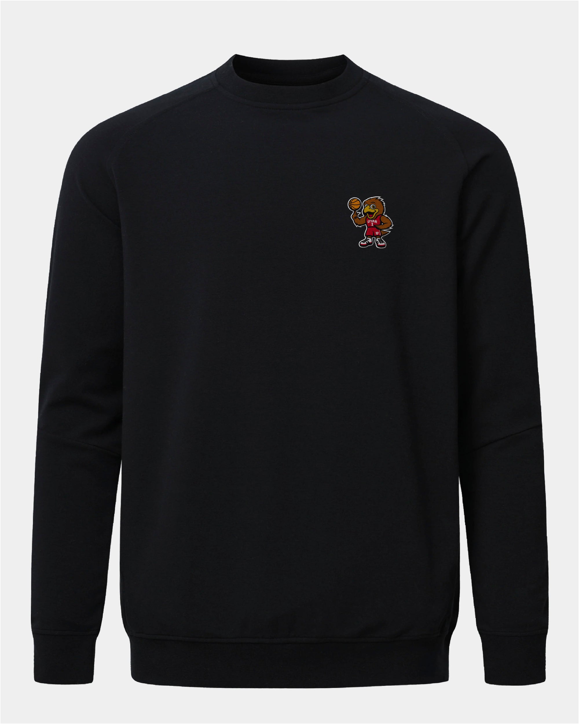 UofU Meridian Black Crewneck
