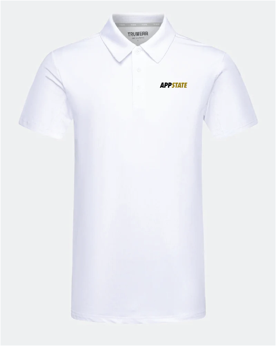 App State Crest 2.0 White Polo