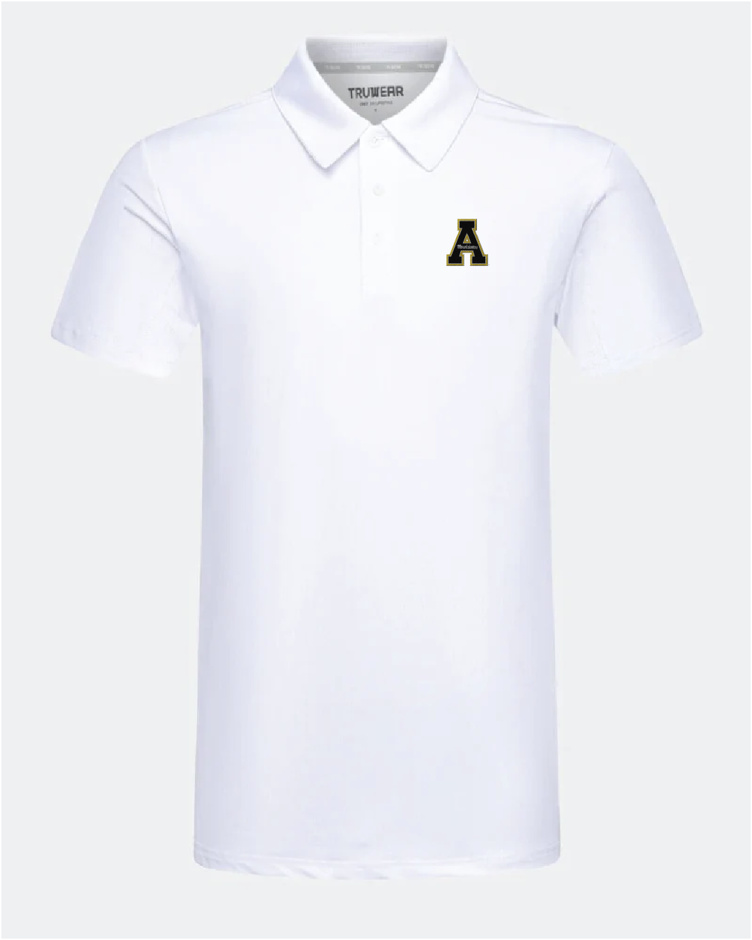 App State Crest 2.0 White Polo