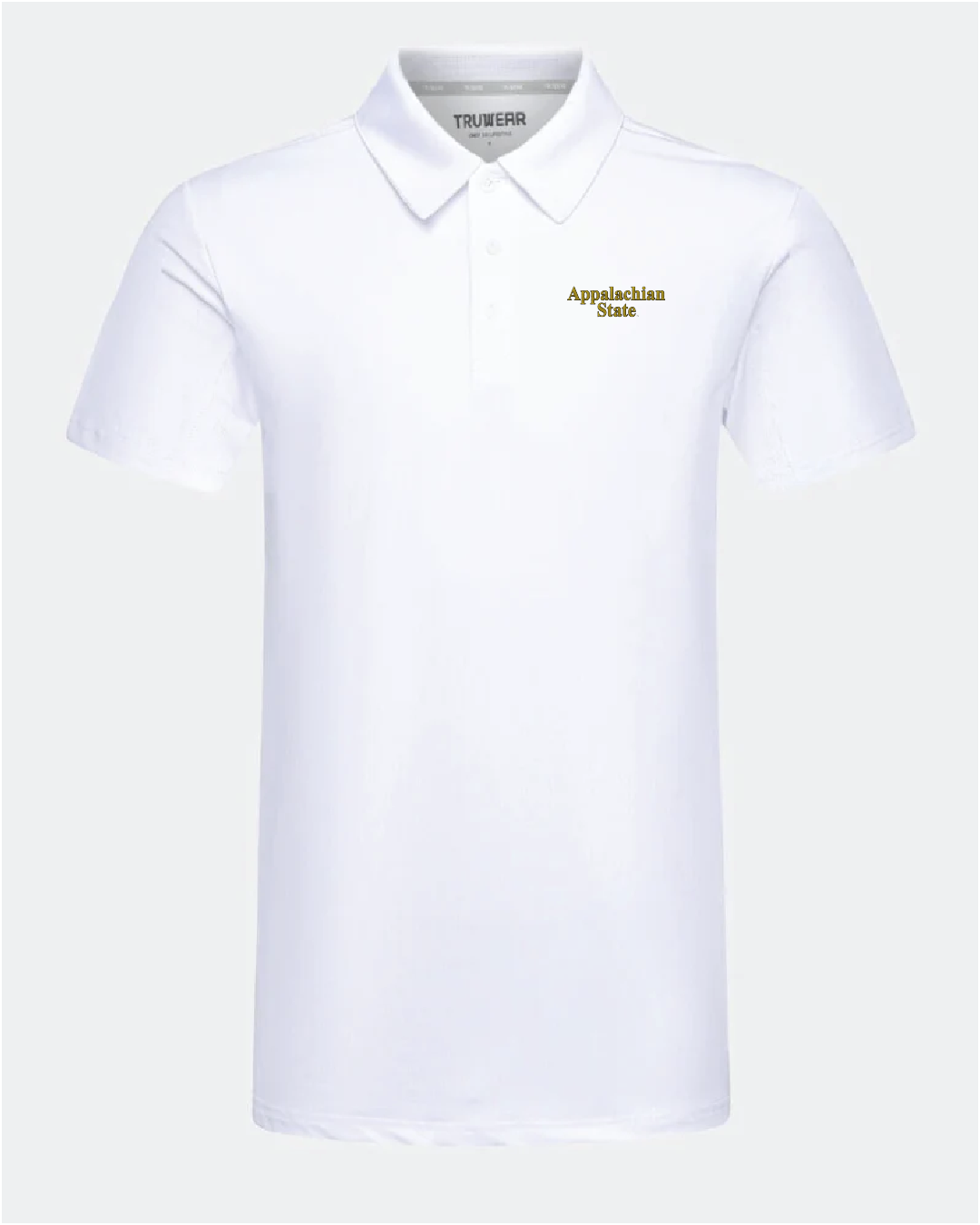 App State Crest 2.0 White Polo