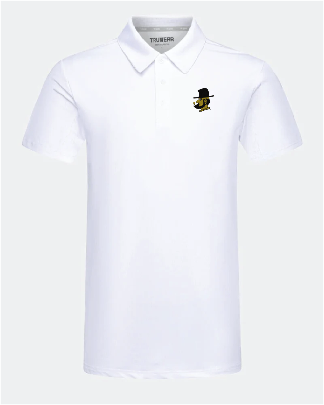 App State Crest 2.0 White Polo