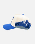 Y Natural & Royal Blue Suede Brim Mountainside Hat