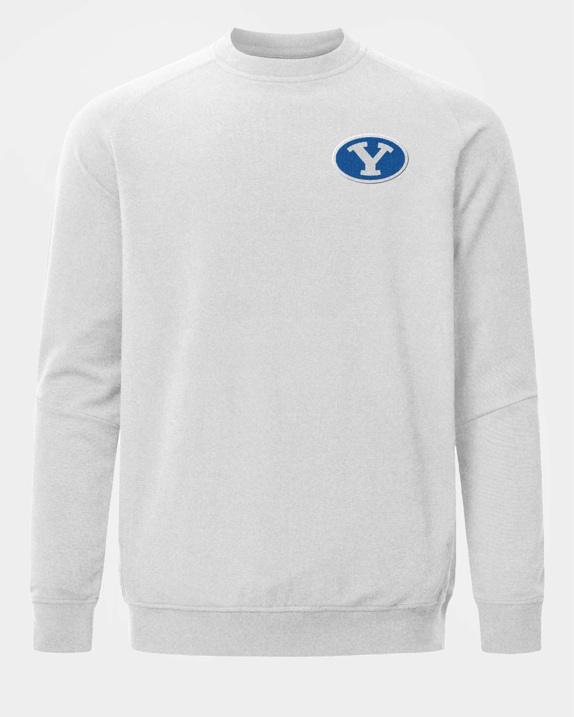 BYU Meridian Heather Grey Crewneck