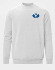 BYU Meridian Heather Grey Crewneck