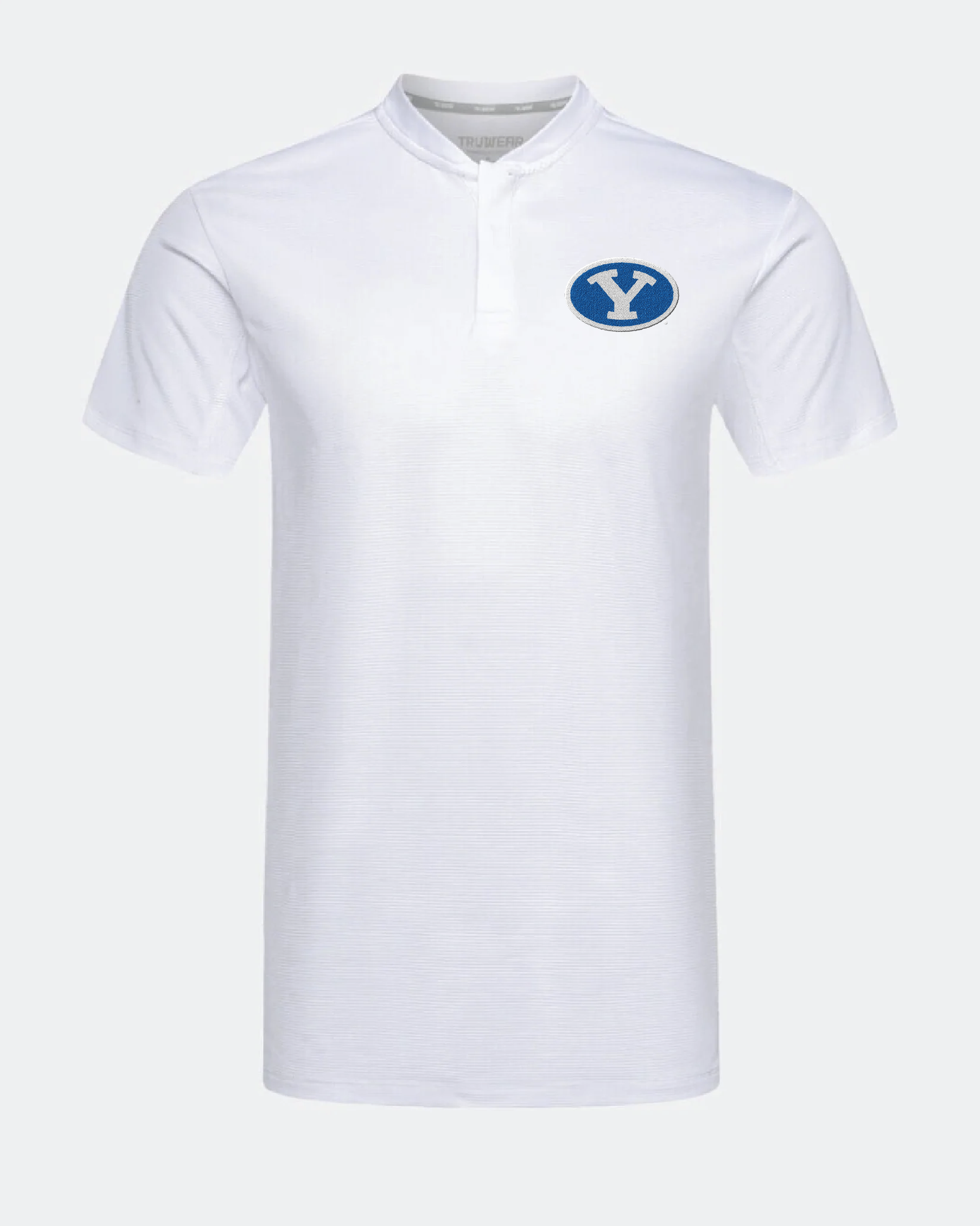 BYU Pinnacle 2.0 White Polo