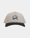 USU Cream Black Cord Brim Fade Hat