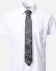 Immortal Paisley Tie Black - Black