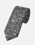 Immortal Floral Tie Black - Black