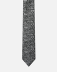 Immortal Floral Tie Black - Black