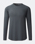 Cardinal Long Sleeve Charcoal Workout Shirt