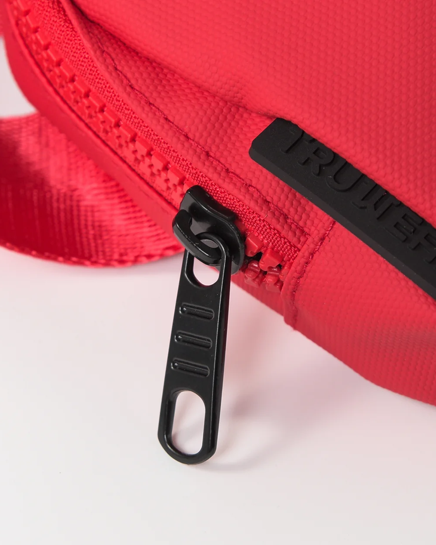 Static Crimson Red Crossbody