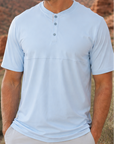 Crown Blade Polo Powder Blue - Blue