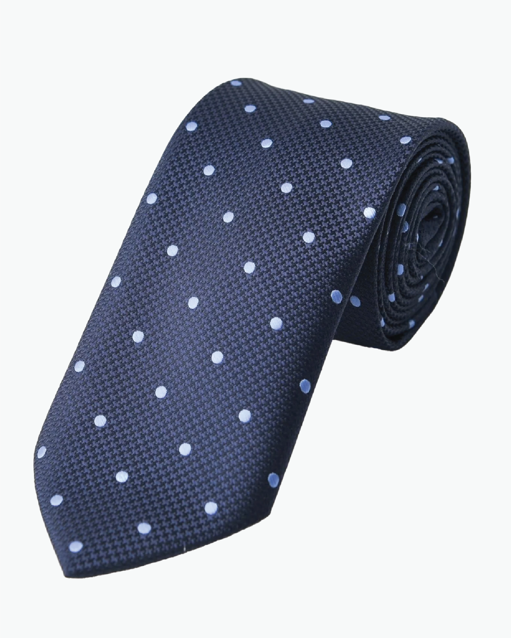 Immortal Navy Polka Dot Tie
