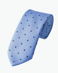 Immortal Powder Blue Polka-dot Tie - Blue