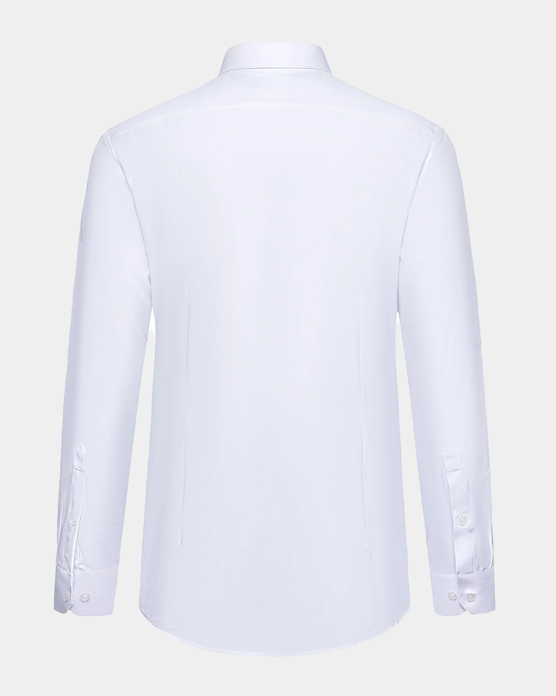 Phenom Professional White Long Sleeve Men's Dress Shirt
