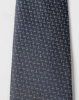 Elite Silk Tie T Pattern Dark Blue