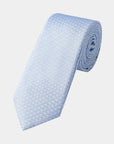 Elite Silk Tie T Pattern Light Blue - Blue