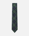 Immortal Green & Navy Plaid Tie - Green &