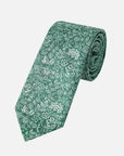 Immortal Floral Tie Green - Green