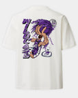 Weber State University Slam Dunk Faze Heavyweight Tee Off White