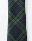 Immortal Green & Navy Plaid Tie - Green &