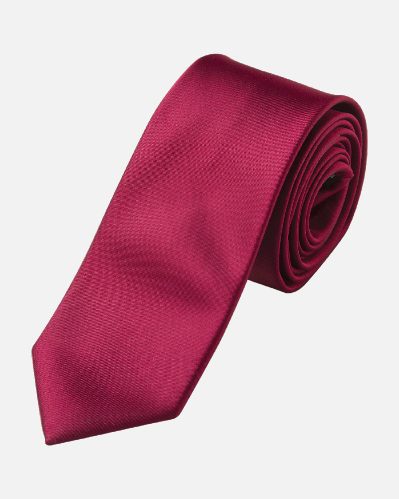 Immortal Maroon Dress Tie